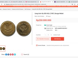 Ckckck Ada Lagi, Uang Koin Gopek Dijual Rp 250 Juta