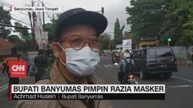 VIDEO: Bupati Banyumas Pimpin Razia Masker