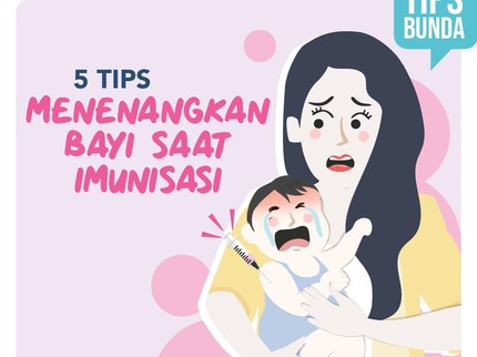 5 Tips Menenangkan Bayi Saat Imunisasi