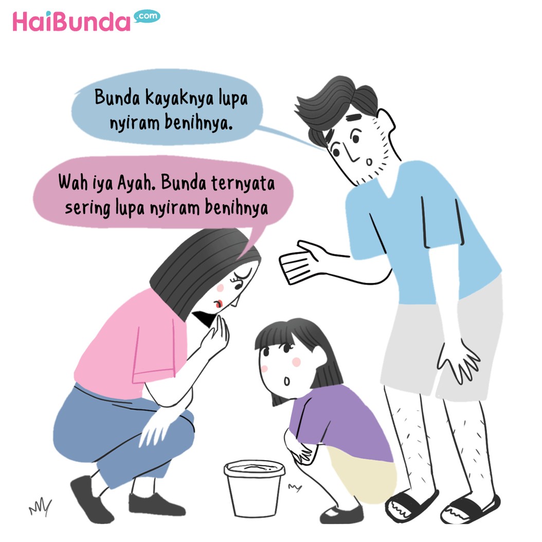 Komik HaiBunda Berkebun di Rumah