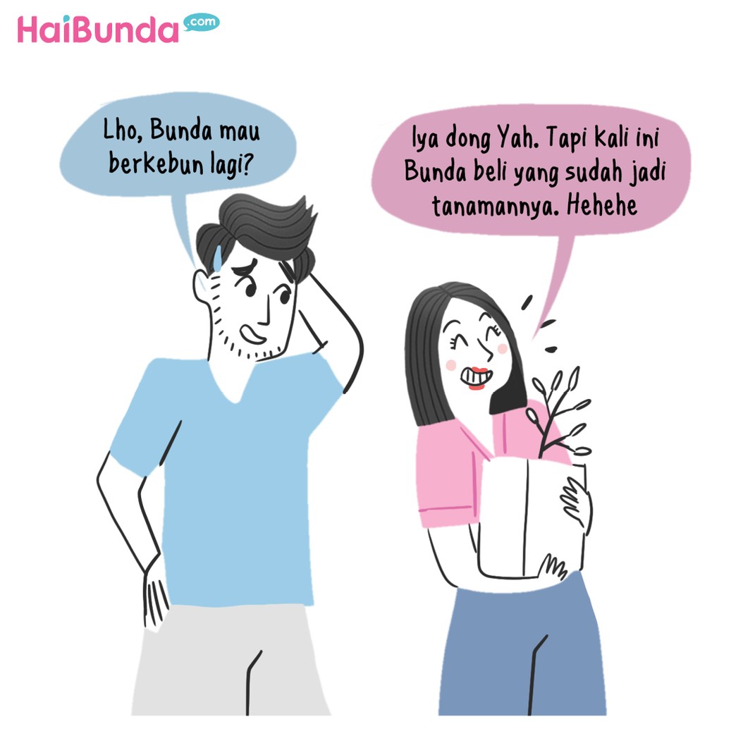 Komik HaiBunda Berkebun di Rumah