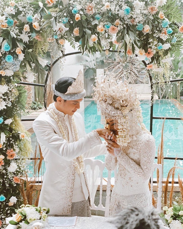 Kisahnya Cintanya Viral, Intip 7 Momen Akad Nikah Dinda ...