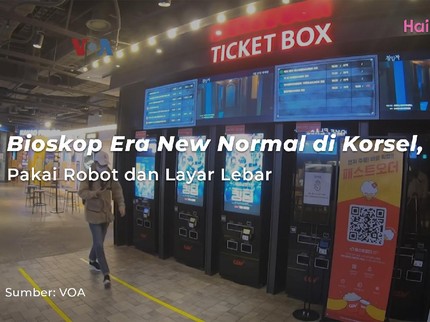 Bioskop Era New Normal di Korsel, Pakai Robot dan Layar Lebar