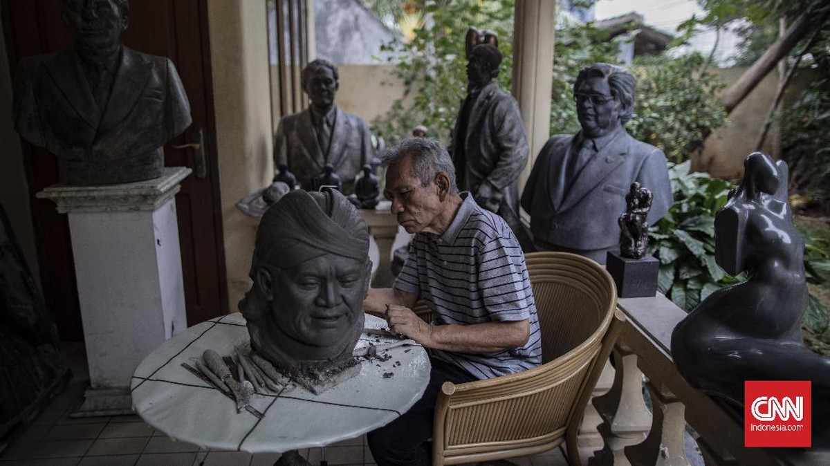 FOTO: Maestro Patung Realis dari Tanah Indonesia