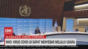 VIDEO: WHO Akui Virus Covid-19 Dapat Menyebar Melalui Udara