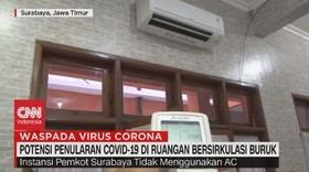 VIDEO: Potensi Penularan Corona di Ruangan Bersikulasi Buruk