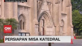 VIDEO: Jelang Misa Perdana Gereja Katedral Jakarta