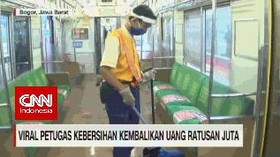 VIDEO: Viral Petugas Kebersihan Kembalikan Uang Ratusan Juta