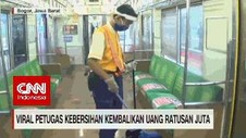 VIDEO: Viral Petugas Kebersihan Kembalikan Uang Ratusan Juta