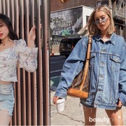 Chic hingga Sporty, 7 Mix and Match Denim Hot Pants untuk Musim Panas