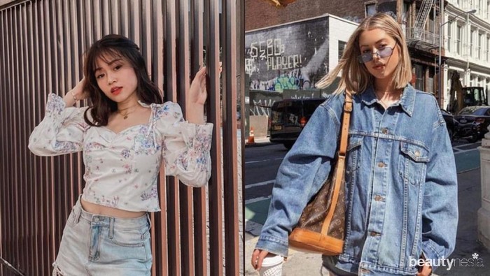 Chic hingga Sporty, 7 Mix and Match Denim Hot Pants untuk Musim Panas