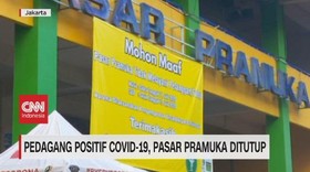 VIDEO: Pedagang Positif Covid-19, Pasar Pramuka Ditutup