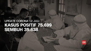 VIDEO: Terus Naik, Jumlah Kasus Positif Corona Tembus 75 Ribu