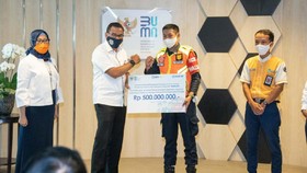 BRI Beri Asuransi Davestara Untuk 2 Petugas KRL Jujur