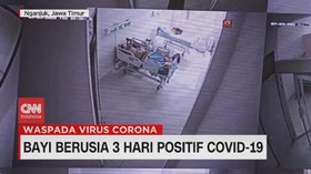 VIDEO: Bayi Berusia 3 Hari di Nganjuk Positif Covid-19