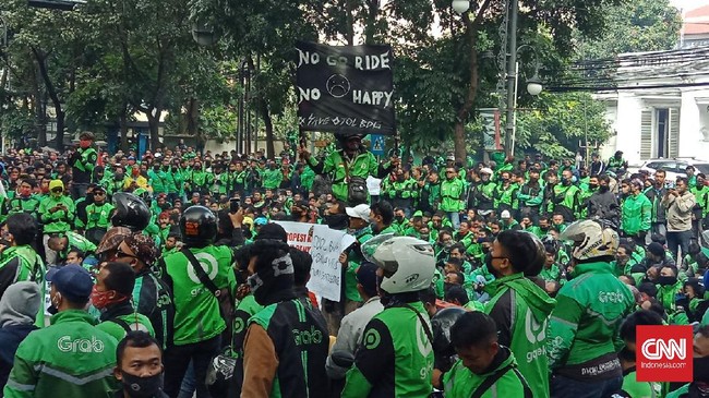 Kepolisian imbau masyarakat hindari tiga lokasi demo ojek online atau ojol pada Selasa, 20 Mei besok.