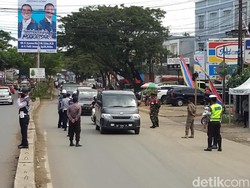 Polisi Sekat 5 Titik Perbatasan Makassar saat Malam Tahun Baru