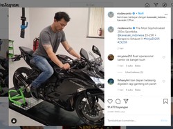 Geber Ninja ZX-25R dengan Knalpot Racing, Rio Dewanto Puas Banget