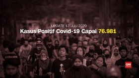 VIDEO: Kasus Positif Covid-19 Capai 76.981 per 13 Juli