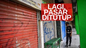 VIDEO: 41 Pedagang Positif Covid, Pasar Cempaka Putih Ditutup