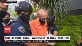 VIDEO: WNA Predator Anak Tewas Usai Percobaan Bunuh Diri