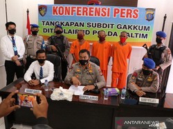 Polisi Tangkap 3 Bajing Loncat Pencuri Tali Kapal di Kaltim