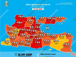Kasus Positif COVID-19 Baru di Jatim Ada 219, yang Sembuh Tambah 352