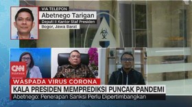 VIDEO: Kala Presiden Memprediksi Puncak Pandemi