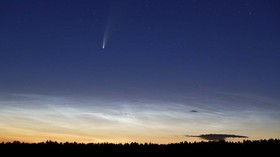 Pecahan Komet Halley Terangi Langit Malam Hingga Mei