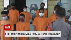 VIDEO: 8 Pelaku Pemerkosaan Hingga Tewas di Tangsel Ditangkap