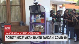 VIDEO: Robot 'Kece' dari Surabaya Akan Bantu Tangani Covid-19