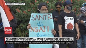 VIDEO: Demo Santri Tuntut Penuntasan Kasus Kekerasan Seksual