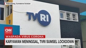 VIDEO: Karyawan Meninggal, TVRI Sumsel Lockdown