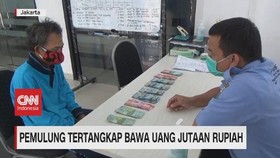 VIDEO: Pemulung Tertangkap Bawa Uang Jutaan Rupiah