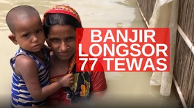 VIDEO: Banjir dan Longsor di India, 77 Orang Tewas