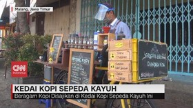 VIDEO: Sepeda Kayuh Disulap Jadi Kedai Kopi