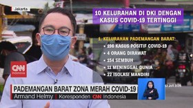 VIDEO: Pademangan Barat Zona Merah Covid-19
