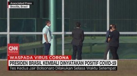 VIDEO: Presiden Brazil Kembali Dinyatakan Positif Covid-19