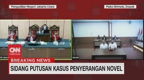 VIDEO: Penyiram Air Keras Novel Divonis 2 & 1,5 Tahun Penjara