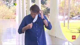 VIDEO: Kembali Dites, Bolsonaro Masih Positif Covid-19