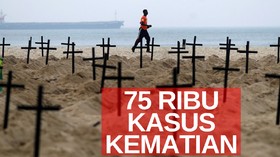 VIDEO: Kasus Kematian Covid-19 di Brasil Capai 75.000
