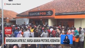VIDEO: Berdesakan Antre BLT, Warga Abaikan Protokol Kesehatan