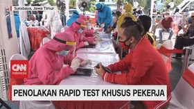 VIDEO: Penolakan Rapid Test Khusus Pekerja