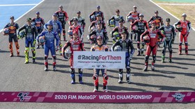 FOTO: 22 Pembalap Siap Tancap Gas di MotoGP Spanyol 2020