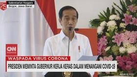VIDEO: Presiden Minta Gubernur Kerja Keras Tangani Covid-19