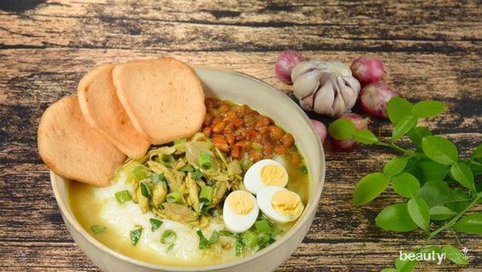 Resep Bubur Ayam Bandung, Rasanya Gurih, Kentalnya Pas!