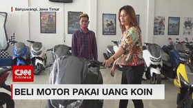 VIDEO: Beli Motor Pakai Uang Koin