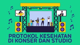 INFOGRAFIS: Protokol Kesehatan di Konser dan Studio