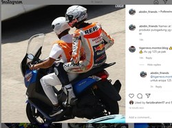 Alex Marquez Jatuh Saat Latihan Bebas, Ditolong Nmax Buatan Pulogadung