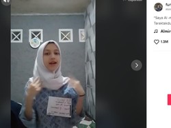 Viral Joget TikTok Taraktakdung  Almira Peserta MPLS SMAN 3 Sukabumi